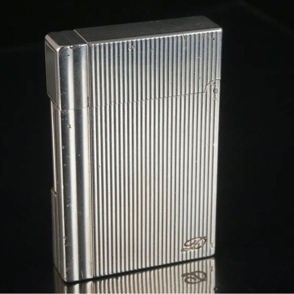 St DuPont gatsby lighter- silver- great working condition - Picture 3 of 5